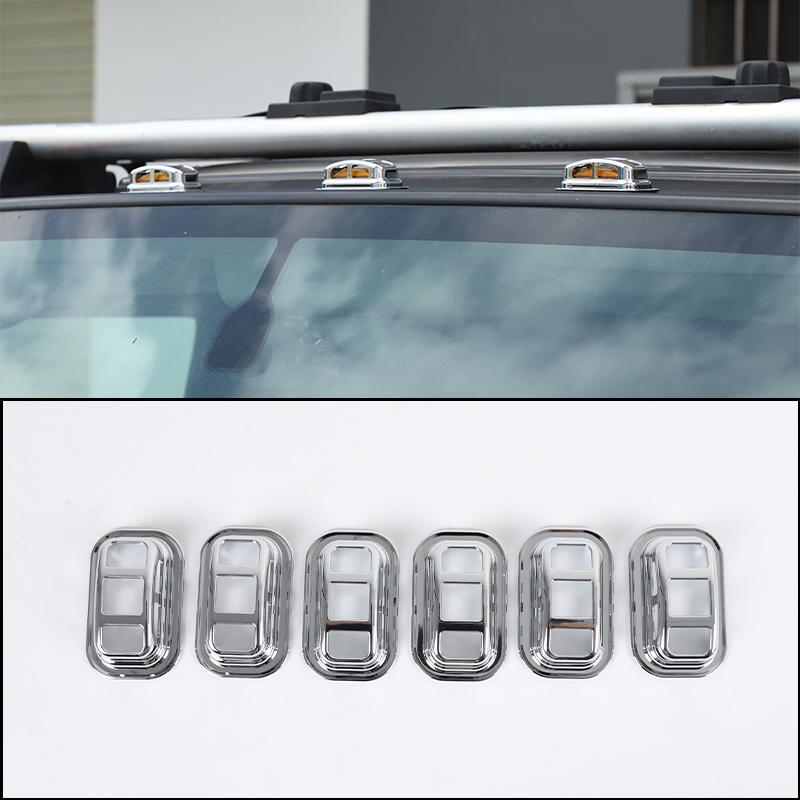Для Hummer H2 2003-2009 ABS Яркий свет Передняя и задняя крышевая подсветка Защитная сетка Чехол Аксессуары для защиты фар STYLE 1
