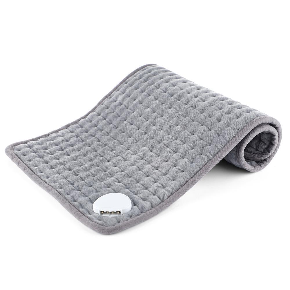 Electric Heating Blanket: 10-Level Temperature Control, Warm-Up Cushion for Waist & Abdomen, Small Drape for Winter Comfort.