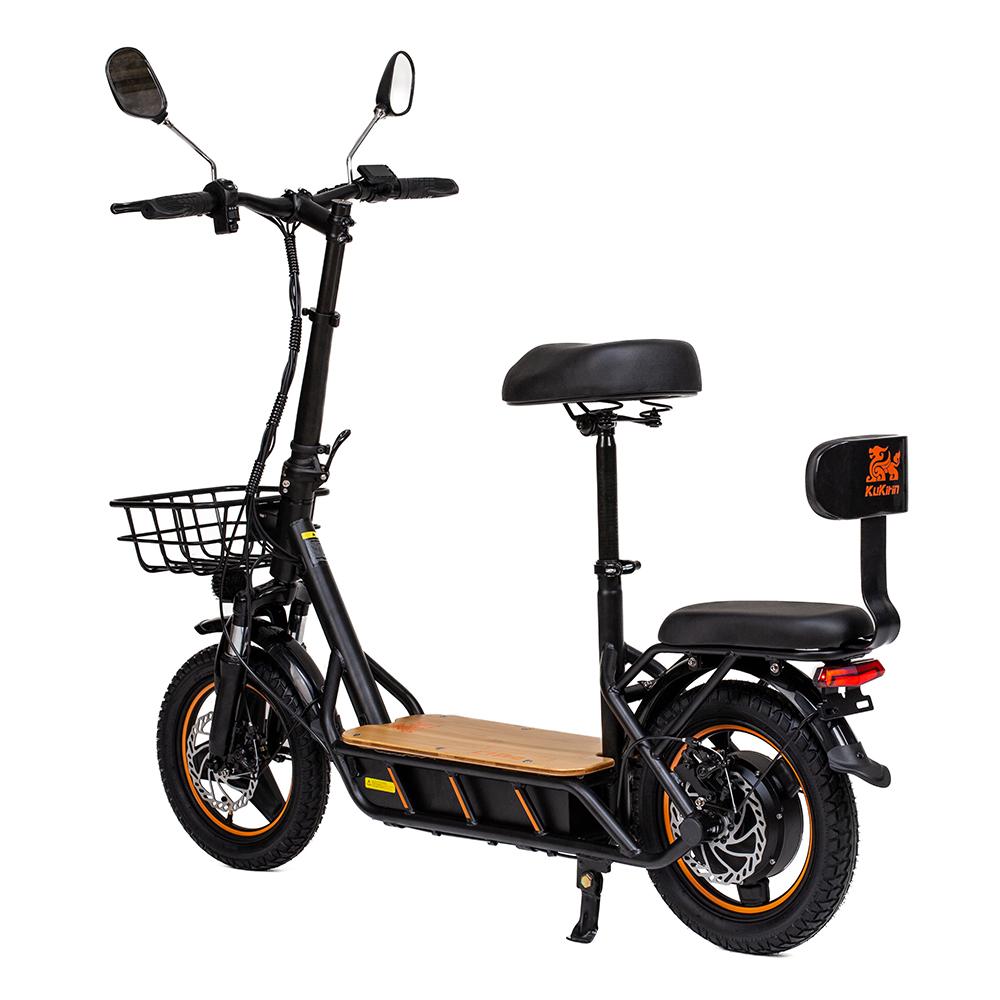 Elektroroller Kukirin 14" 500W Motor City Elektroroller 48V 26AH Max. Reichweite 100Km Last 120Kg Schwarz C1 Pro