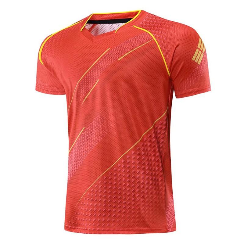 Mens Kids Badminton Sport Set Short Sleeve Shirt Shorts Custom Print Training Competition Wear