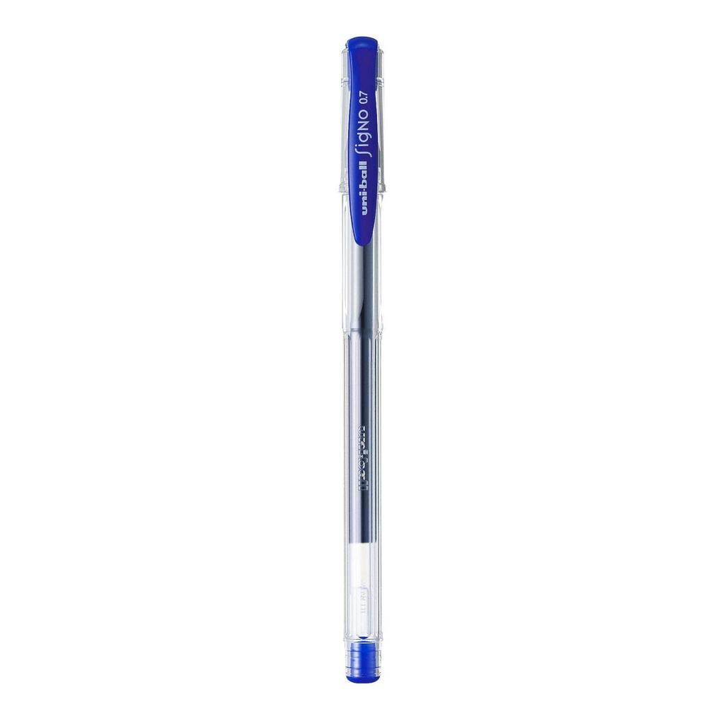 Uni-ball Signo UM-100 Gel Pens 0.7mm Blue Ink Pack of 6 for Office, School & Home Use