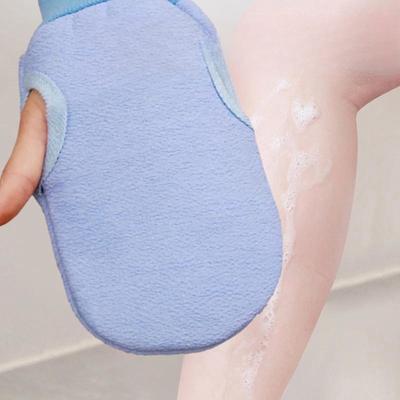 1PC Double Side Exfoliator Mitt Dead Skin Removal Gloves Bath Shower Exfoliating Gloves Bath Gloves Scrubbing Bath Brush