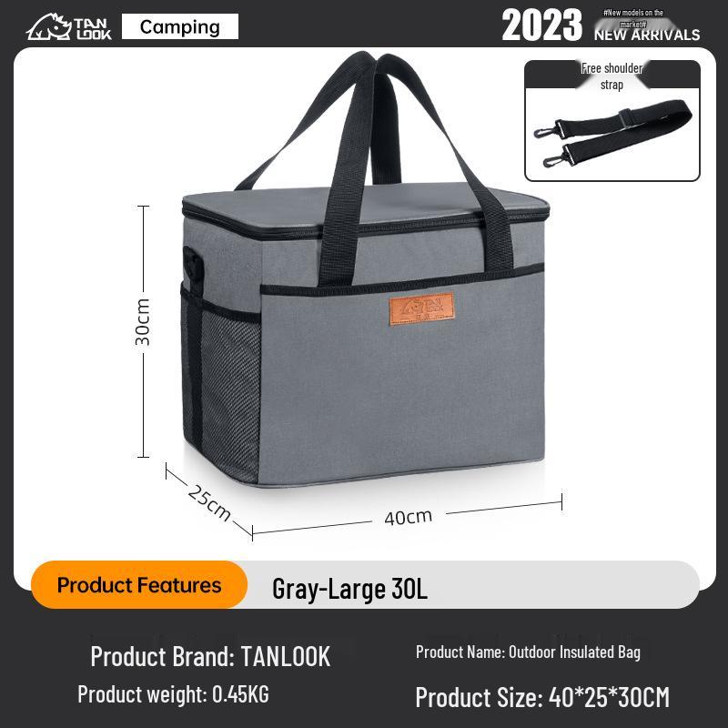 

Большая водонепроницаемая изотермическая сумка для пикника на открытом воздухе