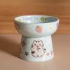 Cute Pet High Foot Bowl Ceramic Pet Drinking Feeder Dog Food Feeding Basin  Water Container