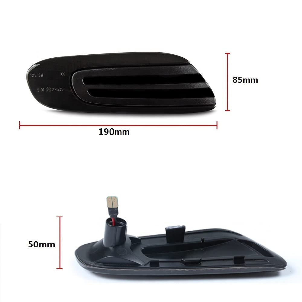 Clignotants séquentiels à LED latéraux de type défilant, LED dynamiques haute luminosité, annulateur, BMW Mini Clubman F55 Hardtop F56 Hatchback F57 Intégré