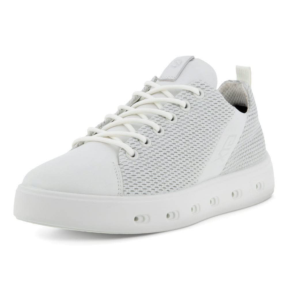 ECCO Women's Street 720 Waterproof Sneakers, White, Size 23.5 cm, 3E