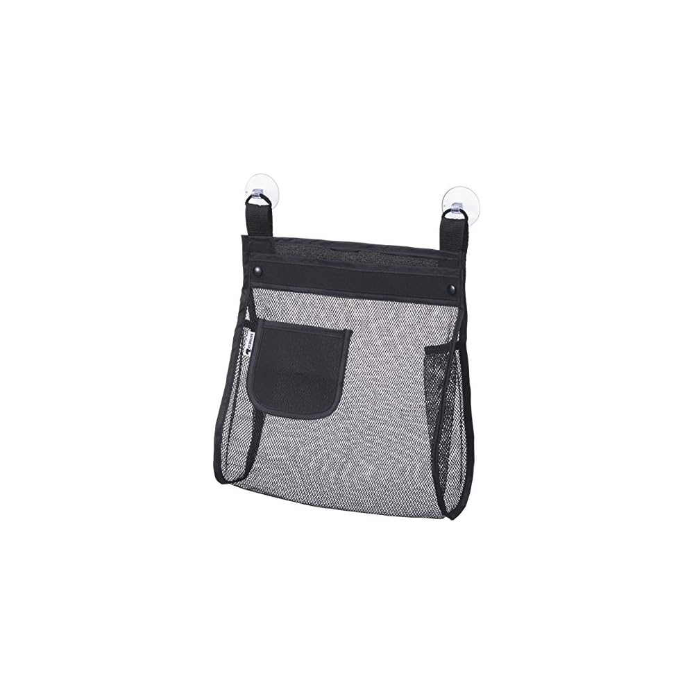 Yamazaki Industries Storage Bag, Bath Toy Bag, Square, Black 3368