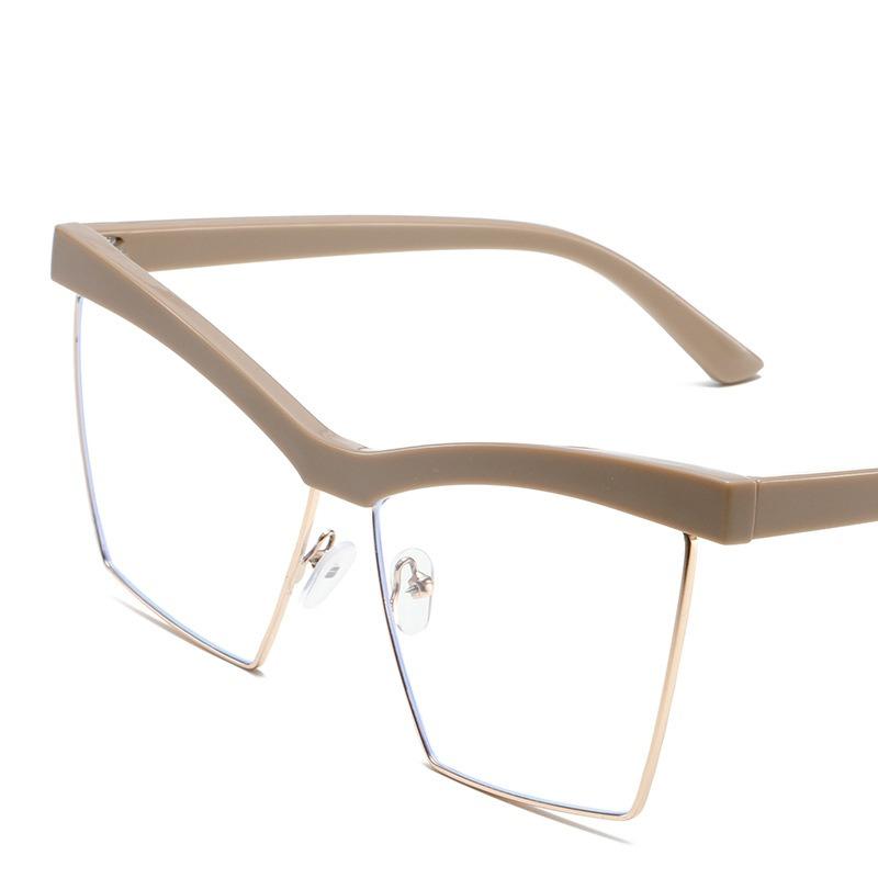 

Большие очки с прозрачными линзами «кошачий глаз» для женщин — винтажная градиентная прозрачная оправа, модные очки, блокирующие синий свет anti-blue light