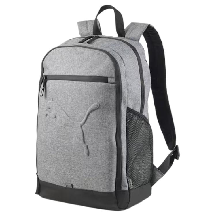 Puma Large Capacity Logo Print Polyester Backpack Men Backpacks Gray 079136-40 Gray