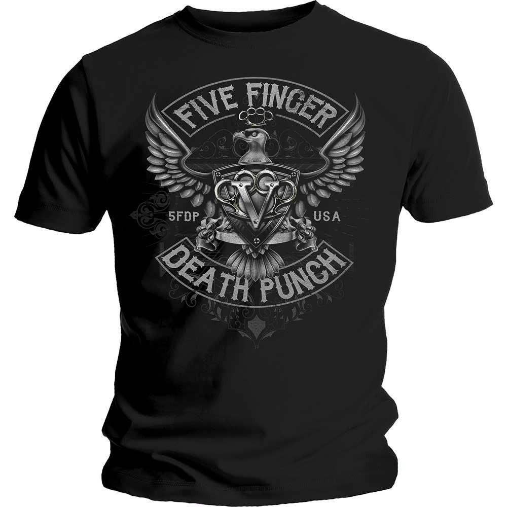 Five Finger Death Punch - Howe Eagle Crest Unisex S-5XL Shirt SB48 L