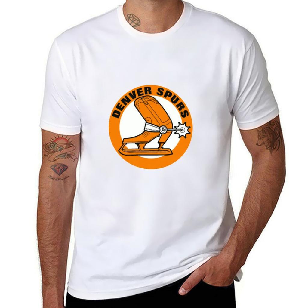 Denver Spurs Hockey Tshirt Functional Casual Short Sleeve Tee Tshirt