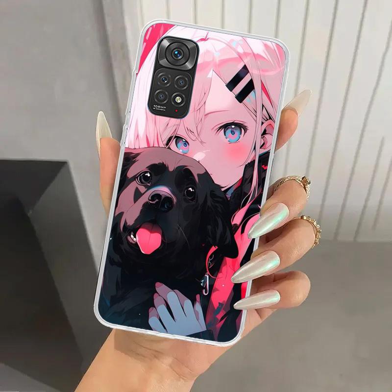 Cute Anime Ins Girls Animal Cat Phone Case for Xiaomi Redmi Note 15 14 14S 13 12S 12 Pro 11S 11 Plus 11T 11E 10S Soft Funda Prin