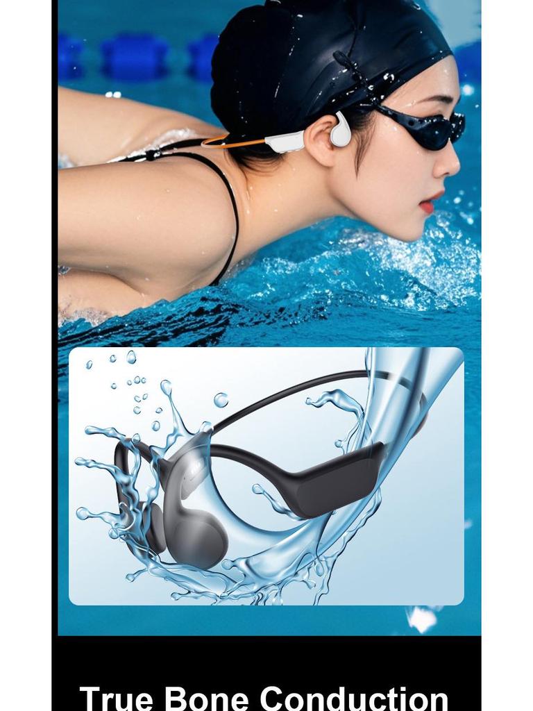 Cross-border X7 Bone Conduction Bluetooth Headphones: Painless In-Ear for Long-Wear, Open-Ear Sports, Running, and Swimming.
