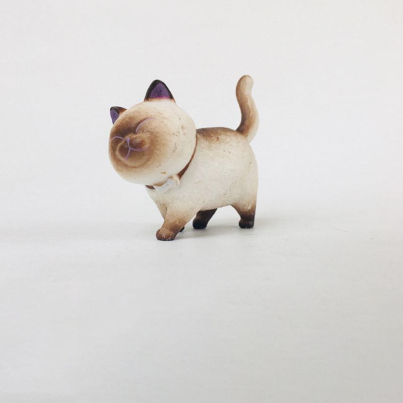 

Cute 1Pcs Mini Pvc Animation Model Cat Doll Figures Toy Creative Individuality Handicraft Ornaments Dashboard Balcony Decoration