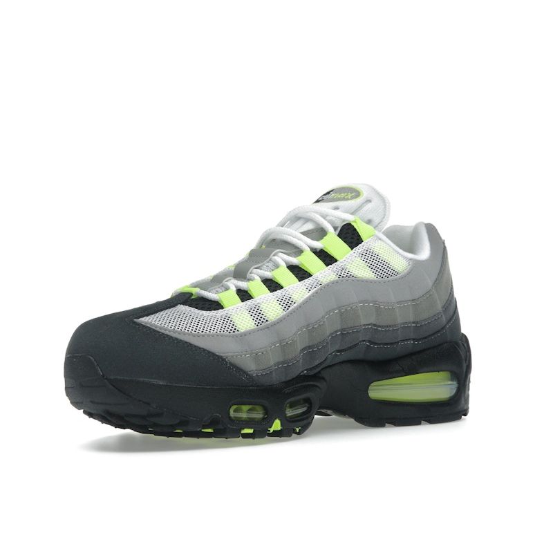 Nike Air Max 95 OG Neon 2025 Unisex Sneakers Grey Black Neon-Yellow HM4740-001