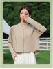 Giacca da Donna UPF 50+ Protezione Solare Leggera Seta Ghiacciata Cappotto Solare Blocco UV Mantella Colla Nera Rinfrescante Estiva Capo d'Abbigliamento