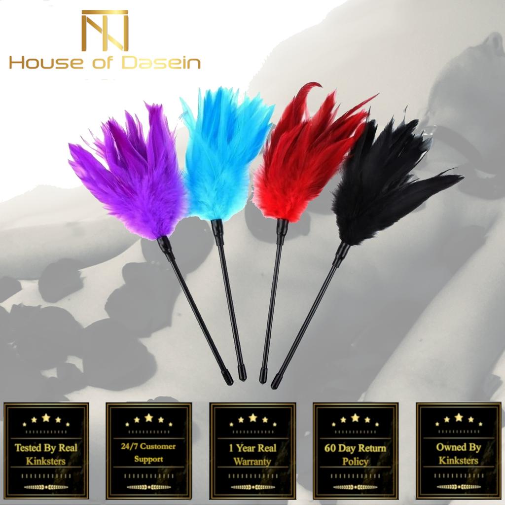 Feather Play Tickler  Clit Kink Fetish Restraints Sensation Play