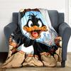 1pc Daffy Duck Flannel Throw Blanket Soft, Warm & Cozy for Couch, Bed, Office, and Travel Versatile All Season Gift, Christmas Present