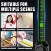 Self Locking Steel Tape Measure Black Fluorescent Tape 5M High Precision Thickened Wear-resistant Fall Resistant Measuring Tape