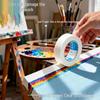 Washi Tape: Low-Tack Adhesive for Art Students - Ideal for Color Separation, Decoration, Painting, and Sketching.