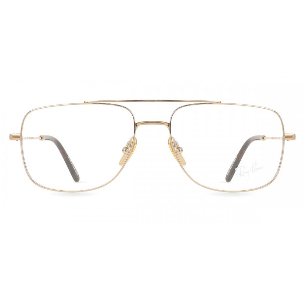 

Ray Ban Unisex Rx8797 William Titanium 1246 Eyeglasses Arista Gold/56-17-145