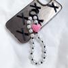 INS Charm Jewelry Pearl Lanyard Bracelet Phone Pendant Keychain for Bag Cellphone Strap Keyring Hanging Chain Buckle