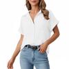 Women's Casual Shirt, Loose-fitting Short-sleeved Casual Top