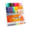 24-Color Glitter Marker Set DIY Journaling and Art Set for Students and Greeting Cards