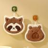 Animal Themed Kids Hand Towels Soft Absorbent Polyester Quick Drying for Kitchen and Bathroom