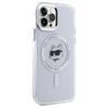 Karl Lagerfeld Klhmp12Mhlschh Iphone 12  / 12 Pro 6.1 Biały/White Hardcase Iml Metal Choupette Head Magsafe