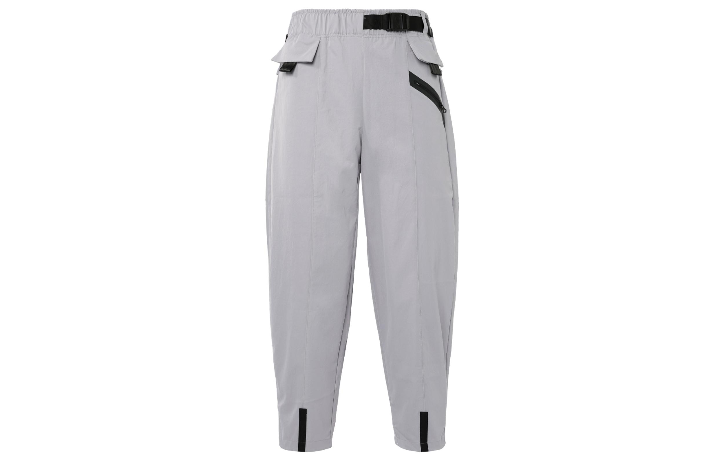 Nike Casual Pants Women s Gray Moderate Straight Fit Pants DD4617-521 XS