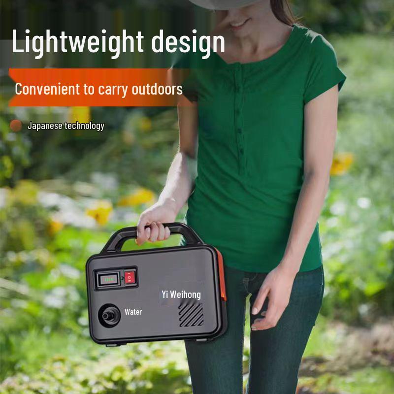 Rechargeable Water Pump for Agricultural and Garden Irrigation Systems