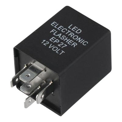 5 Pin EP27FL27 Black Electronic Flasher Relay, Flasher Flash Relay, LED Turn Indicator Flasher