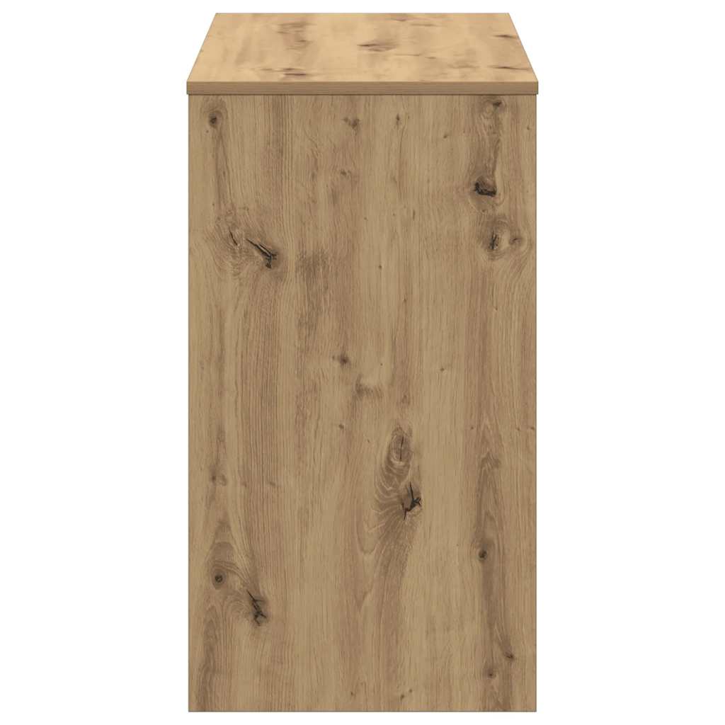 Vidaxl Biurko, Dąb Artisan, 90X40X72 Cm, Materiał Drewnopochodny