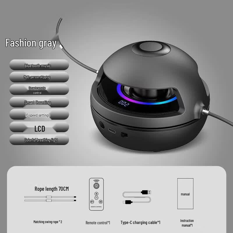 

Smart Automatic Remote Control Bluetooth Jump Rope Machine