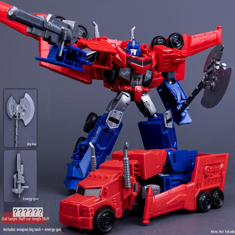 Children's Transforming Robot Alloy Action Figure: King Kong, Optimus Prime, Bumblebee, Autobot Mecha
