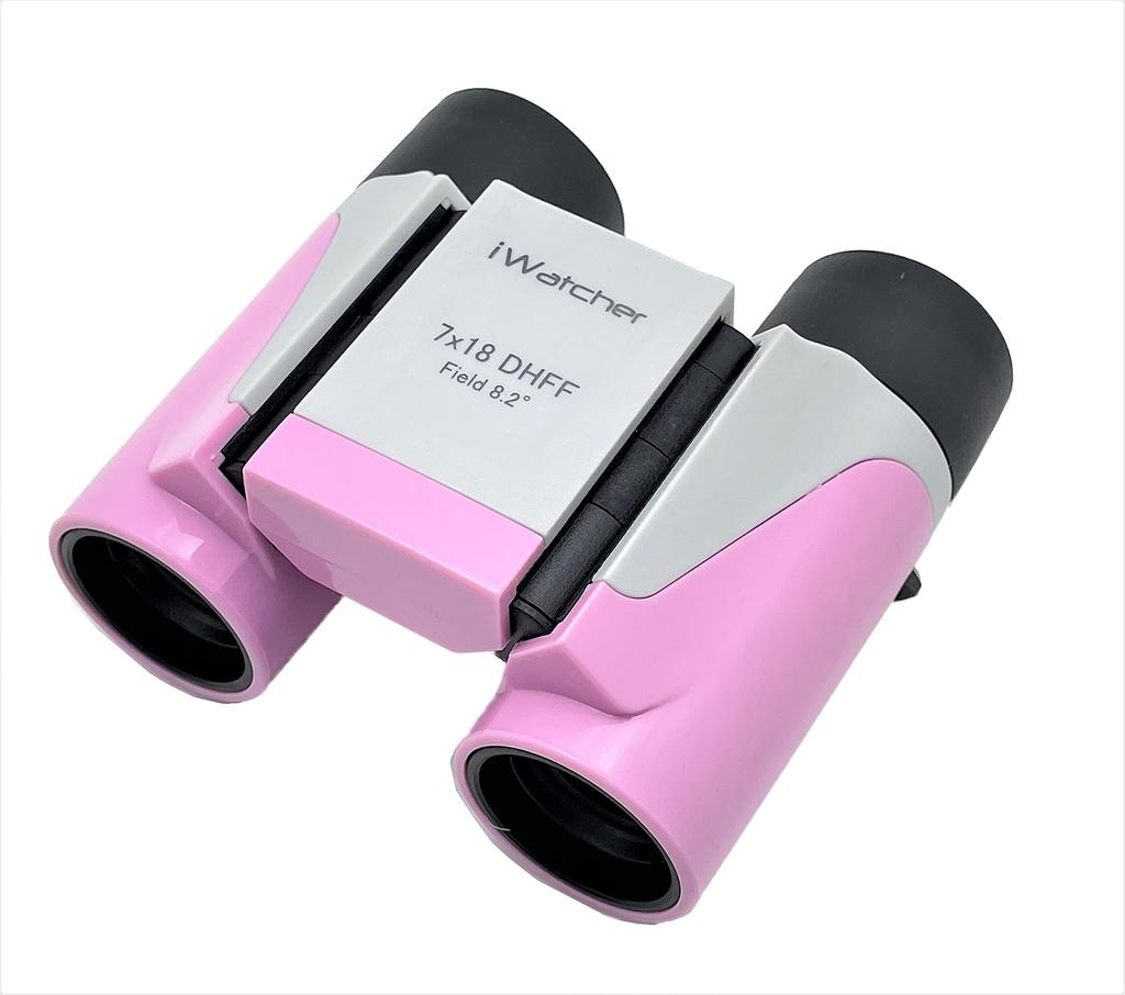 iWatcher 7x18" DHFF Binoculars - No Focusing Required Just Look Through Perfect for Outdoor Activities, Bird Watching, and Concerts. Includes Strap.