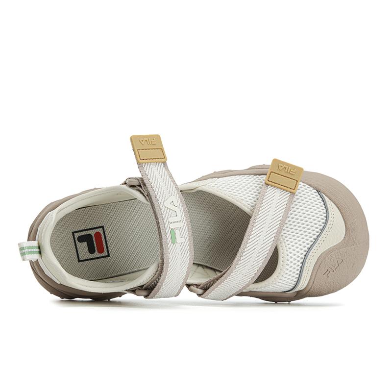 FILA Fluid 7 Sandal Cat Paw Minimalist Classic Stylish Casual Versatile Comfortable Breathable Velcro Beach Sandals Women sandals F12W622407FGW