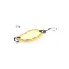 1pc Metal Sequin Simulation Fishing Bait Spoon Type Sequin Single Hook Fishing Accessories