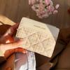 PU Leather Short Wallet Luxury Solid Color Large Capacity Coin Purse Mini Money Bag Girl