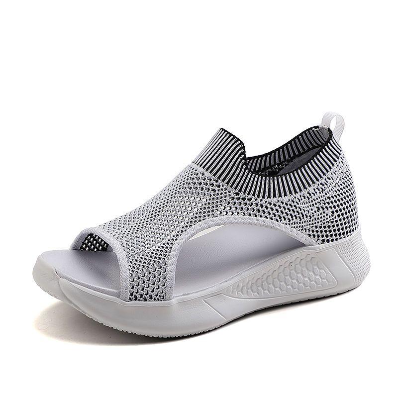 

Женские сандалии на лето, нескользящие спортивные пляжные туфли для улицы, сандалии больших размеров 36