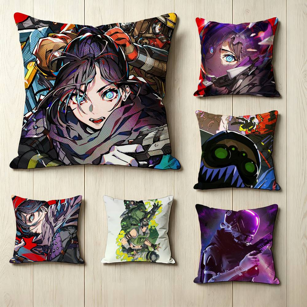 Tactical shooter A-Apex L-Legends Square Double-Sided printed Pillow Case Bedroom Bedside Pillow Sofa Cushion Cover