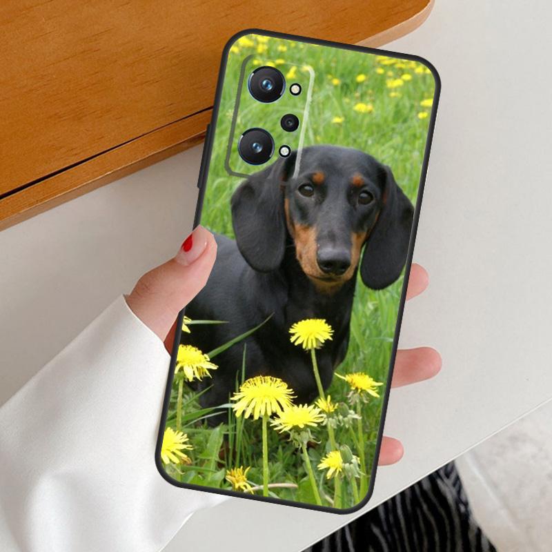 

Teckel Dackel Dachshund Dog For Realme C55 C53 C51 C35 C67 C25S C21Y C30 C31 C33 9 10 11 12 Pro Plus GT Neo 6 GT5 Case Realme C15
