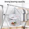Mesh Drying Rack Hanging Dryer Rack Foldable Sock Dryer 2-Tier Network Basket Racks for Sweater Toy Socks Herb Outdoor Indoor
