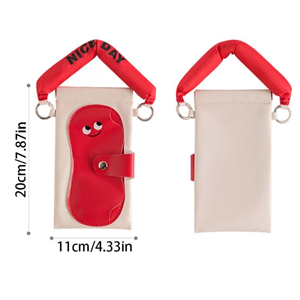 Creative Eyeglasses Storage Bag Portable Myopia Glasses Case Simple Cartoon Handbag Outdoor Sports