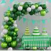 Vintage Avocado Green Balloon Wreath Wedding Birthday Jungle Wild Party Balloon Chain Cover Decoration