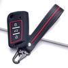 Key Fob Cover for Volkswagen Golf Tiguan Octavia MK7 MK2 Leon Ateca Kodiaq with Keychain Anti-Scratch Guard Shockproof Protection Soft Grip Texture