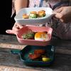 Plates Creative Internet Celebrity Plates Vegetable Plates Household Nordic Tableware Breakfast Plates Baking Bowls Oven Special Baking Trays