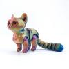 Multi-joint Mini Cat Figure Articulated 3D Cat Doll Home Room 3D Printed Cat  Car Decoration