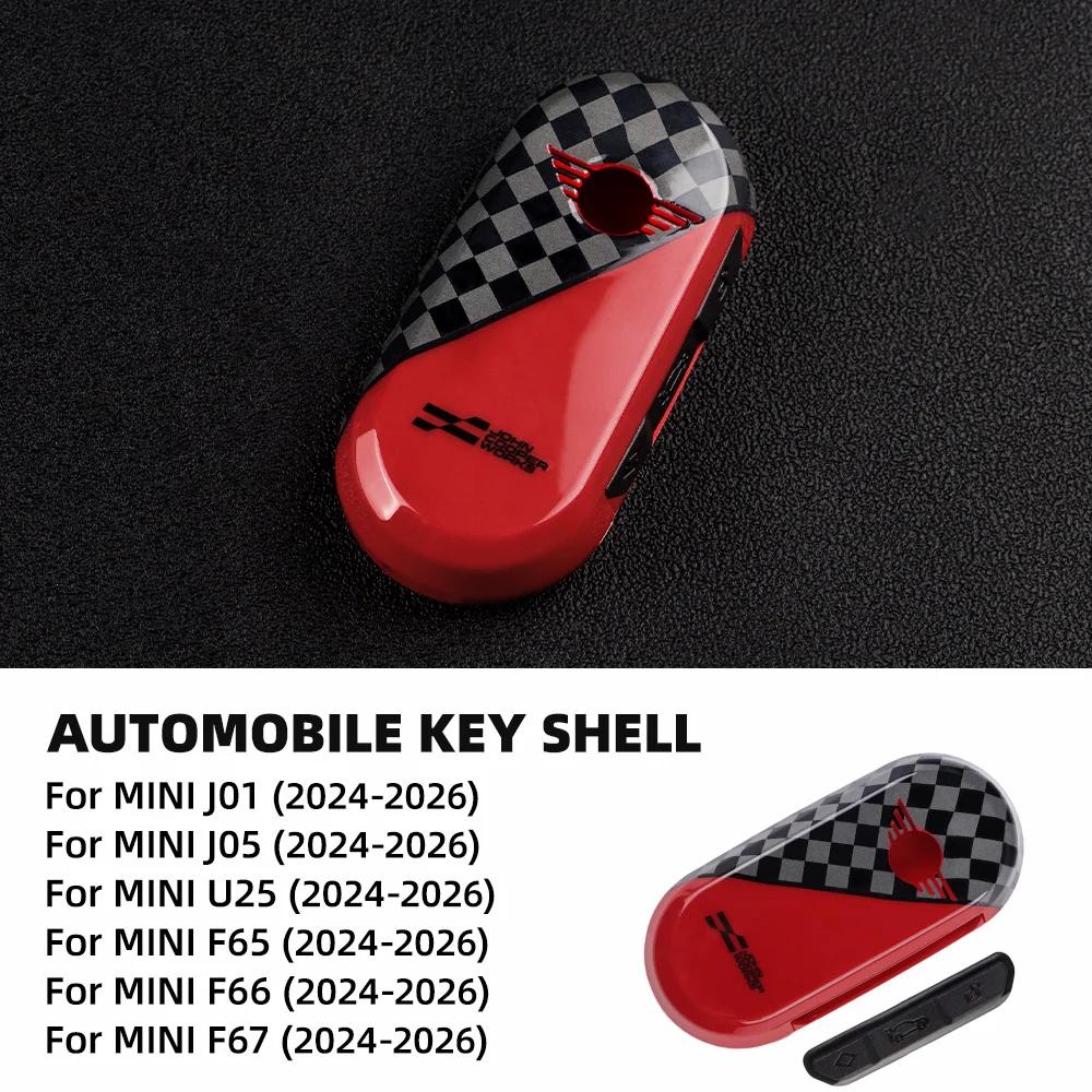 Für Mini J01 J05 U25 F65 F66 F67 Automobil Schlüsselschale Abdeckung Schutz Hülle Schlüsselanhänger Kunststoffmaterial ABS Zubehör